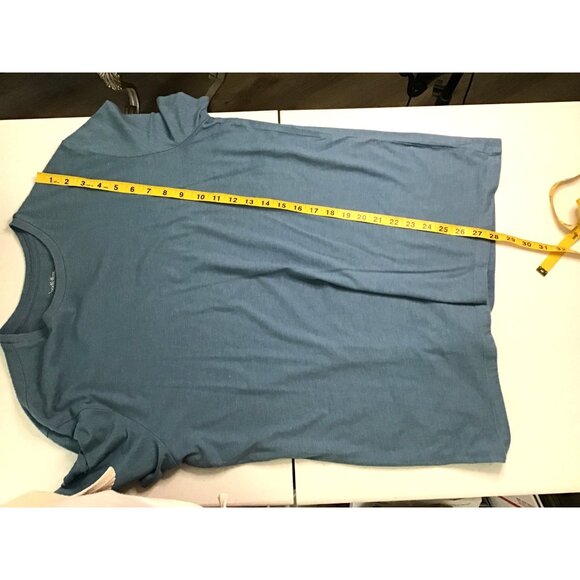 GOODIELLOW- MENS BLUE SOLID SHORT SLEEVE T-SHIRT SIZE LARGE - Picture 6 of 7